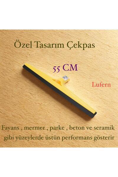 Lufern Özel Tasarım Yer Sileceği Çekpas 55 cm Ev Oto Yıkama Fabrika Depo Faya...
