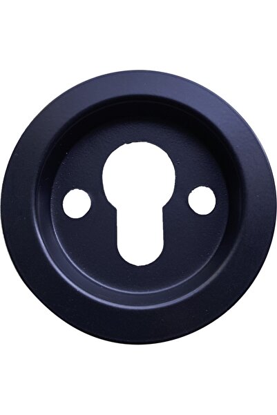 Selim Yapı Çelik Kapı Çelik Rozet Tası - Siyah Kilit Tası