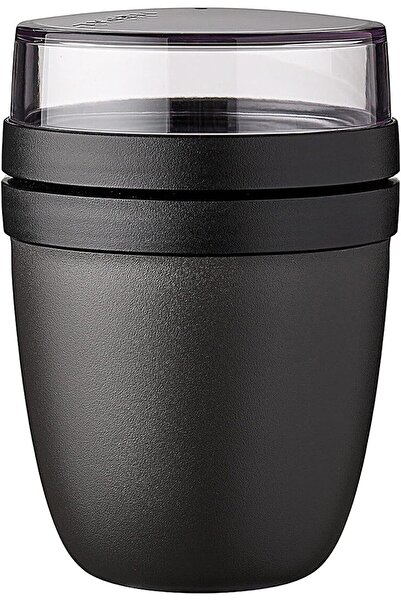 Mepal Oval Lunch Bowl - Practical Yogurt Cup and Muesli Cup - Separate Spaces...