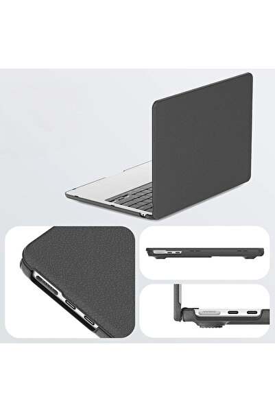 NewFace Nrtmsa MacBook Air 15 2024 MacBook Leather Cover (161630) - Gray