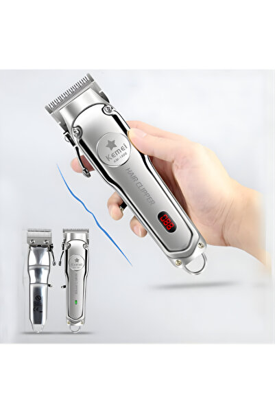 Kemei Cordless Hair Clipper with LED Display