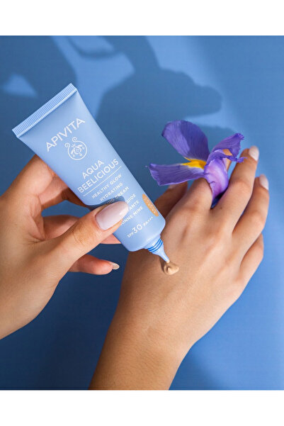 Apivita Coloring cream SPF30 Aqua Beelicious, 40 ml