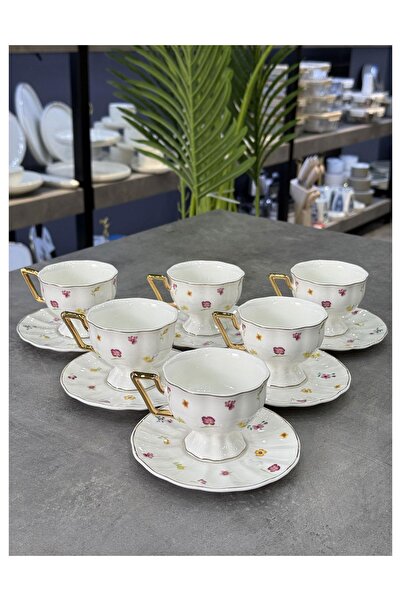 ACAR Luxury Porcelain Retro 6-Piece Cup Set