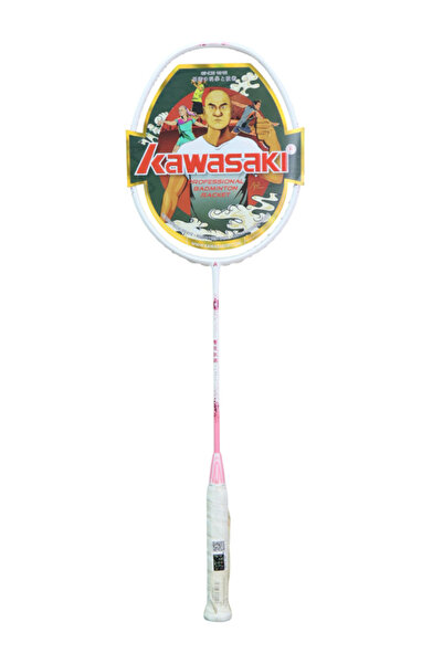 Kawasaki مضرب تنس الريشة خفيف الوزن ومتوازن من بلوسوم، لون وردي