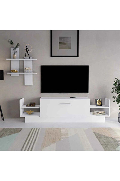 Stylish Home White TV stand, model TV29