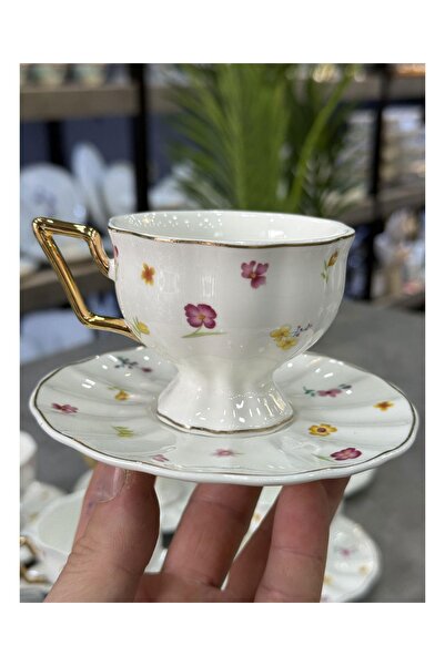 ACAR Luxury Porcelain Retro 6-Piece Cup Set