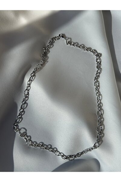 NB STEELORA قلادة رجالية من الفولاذ (60 سم)