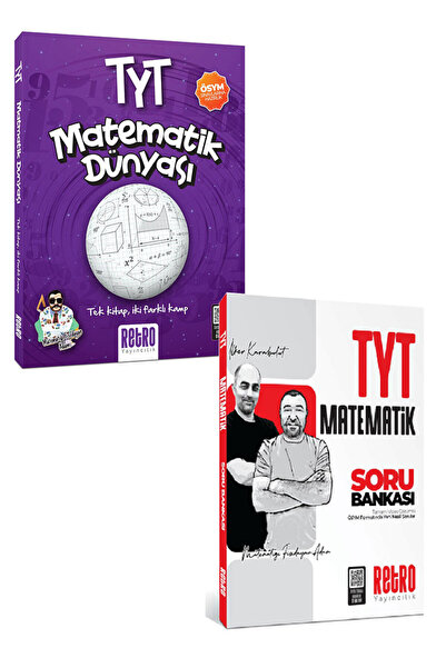 RETRO YAYINCILIK 2026 Model TYT Matematik Dünyası Soru Bankası 2li Set Retro ...