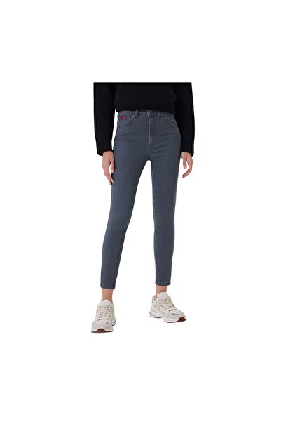 Lee Cooper Women's High Waist Narrow Leg Super Skinny Denim Pants 241 Lcf 121023