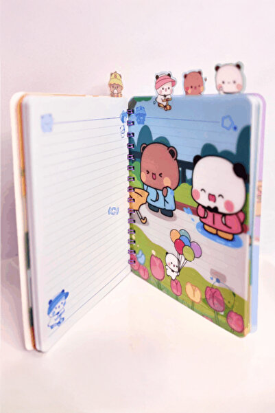 Ecrou 4-Compartment Hologram Cover Notebook