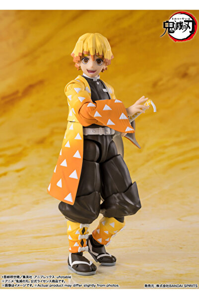 Bandai Tamashii S.H.Figuarts Zenitsu Agatsuma "Demon Slayer: Kimetsu no Yaiba" Action Figure