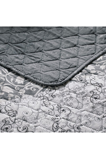 Deco King Quilted and printed bedspread, Alhambra, 70 g/m2, 260x280 cm, Grey