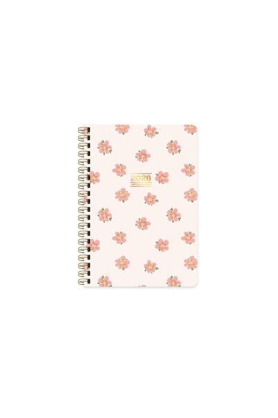 KESKİN COLOR Keskin 2026-A5 Spr.Sert Weekly Agenda - Azalea