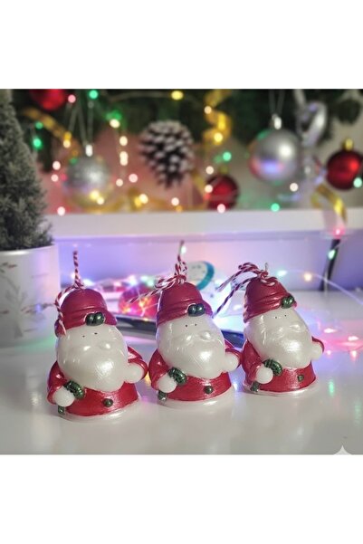 Candles Flame 10 شموع هدايا بتصميم عيد الميلاد على شكل سانتا كلوز