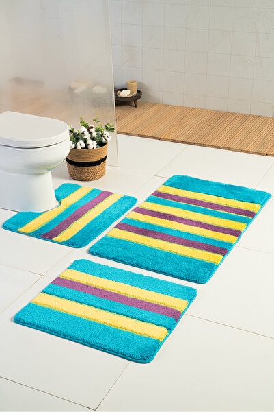 Moda Dekor Akrilna linearna višeslojna kupaonska prostirka 60x100-60x50-60x50...