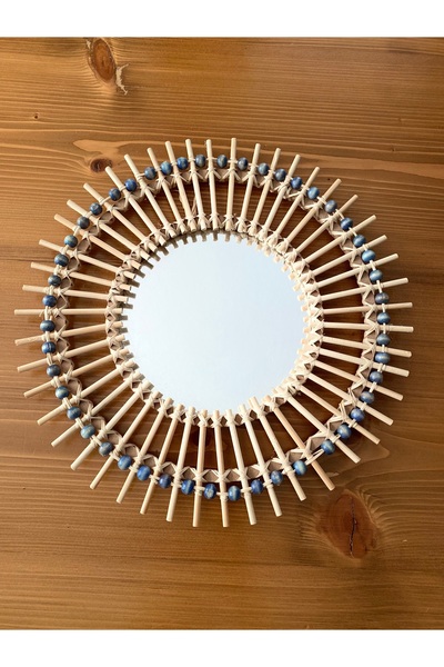 sibambu home style Bambu ayna boncuk detaylı