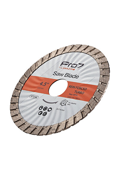 Lawazim Pro7 Saw Blade 4.5Inch - Tile Cutting Disc for Porcelain Granite Marble Ceramic