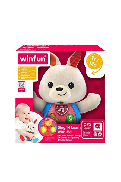 WINFUN غنِّ وتعلم معي - لعبة الأرنب النطاط الموسيقية التعليمية | لعبة موسيقية تعليمية مضيئة