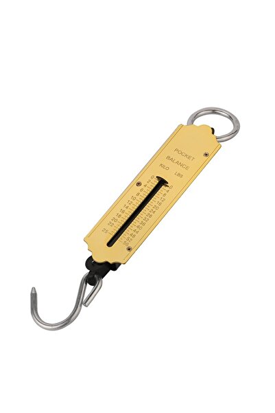 Lawazim Portable Luggage Scale 25kg - Mechanical Hanging Weighing Scale Dual Unit