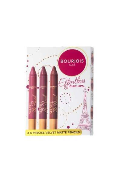 Bourjois مجموعة أقلام الشفاه المخملية غير اللامعة