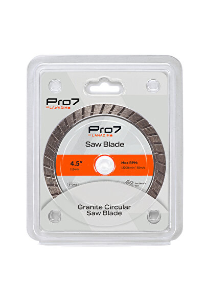 Lawazim Pro7 Saw Blade 4.5Inch - Tile Cutting Disc for Porcelain Granite Marble Ceramic