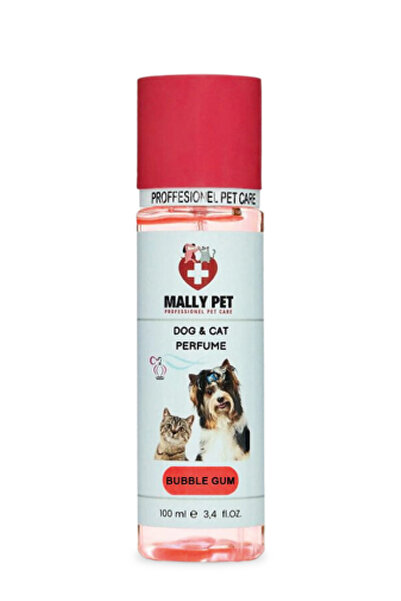 MALLY PET PROFESSIONEL PET CARE Kediler ve Köpekler İçin Koku Giderici Parfüm Seti (Bubble Gum ve Kiraz Çiçeği)