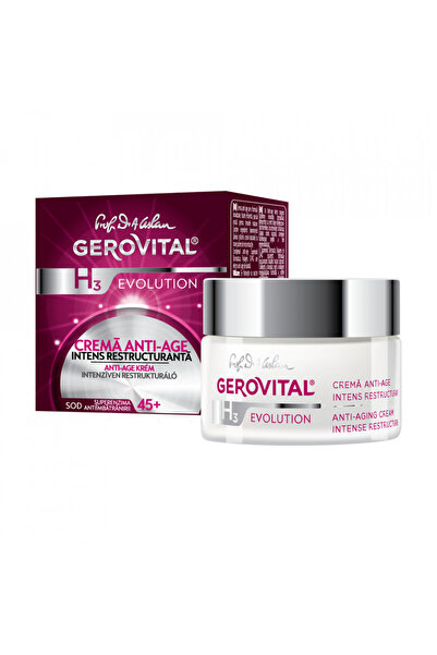 GEROVITAL Cremă anti-îmbătrânire restructurantă intensivă 45 H3 Evolution, Cr...
