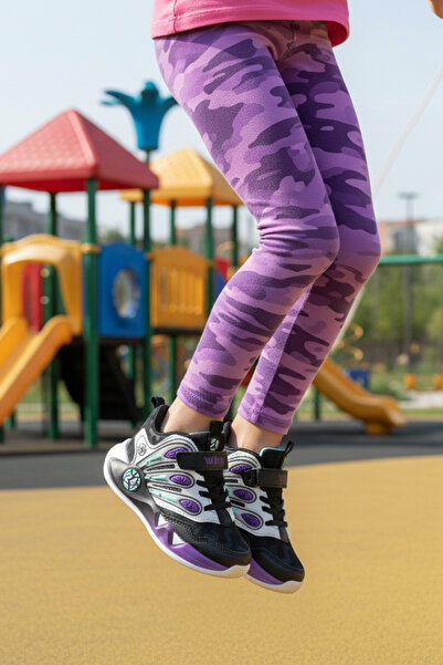 Kid's World أحذية باسكت - أحذية رياضية للأطفال - أحذية رياضية بنعل فايلون