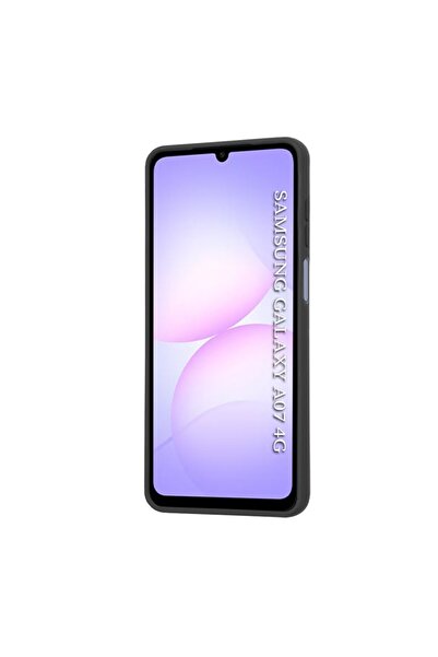 SKYDDAR INNOVATION Case compatible with Samsung Galaxy A07 4G, Silicone MagSafe Pro, sticker set, Black