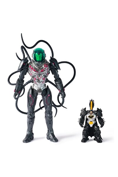 DC Comics Metal Force – Set of 2 Brainiac vs Batman figures with accessories, Multicolor, 4 years+