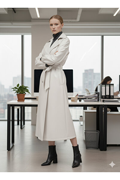 HeviStor Women's Trench Coat, a Quality Fabric