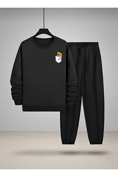 LORVEX Set de trening pentru copii cu gât rotund tricou și pantaloni de treni...