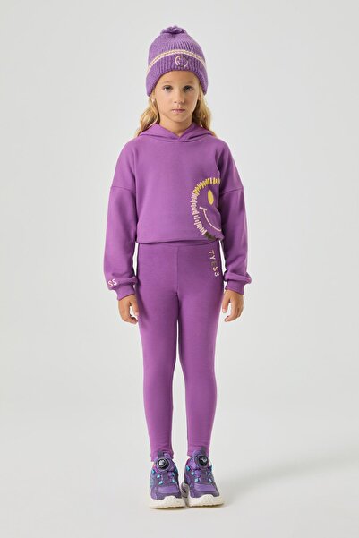 Tyess BG Store Girl's Purple Tights