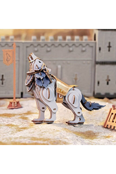 ROKR 3D Wooden Puzzle Warrior Wolf