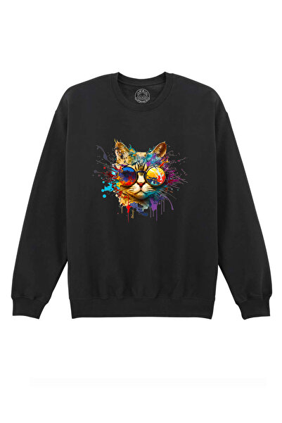 Cu Pisici Bluza Printata-Energy Cat, Unisex