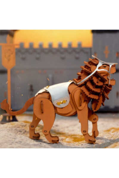 ROKR 3D Wooden Puzzle Warrior Lion
