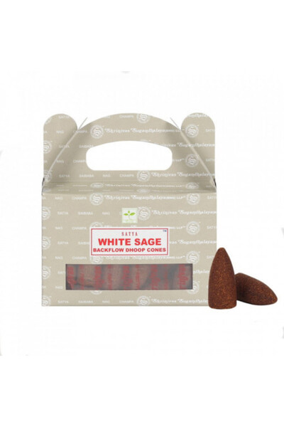 NO BRAND Backflow Aromatherapy Cones - White Sage