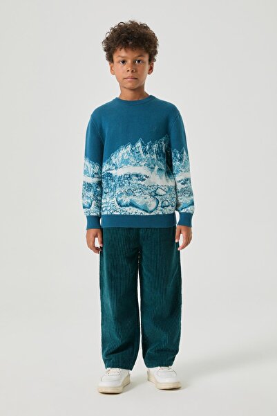 Nebbati Bg Store Boy's Patterned Sweater