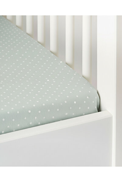 ngn collection Set of 2 100% Cotton Poplin Fitted Sheet and Pillowcase Park Bed |   60X120 cm 35X45 cm