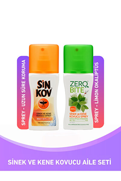 Sinkov 2'li Sinek ve Kene Kovucu - Aile Seti (Sinkov ile Uzun Süreli & Zerobi...