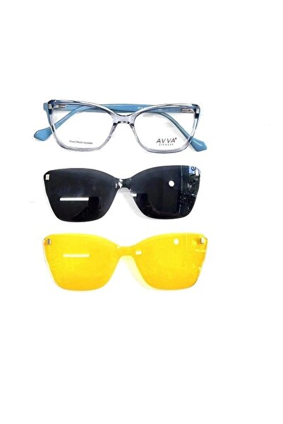 Avva 9636 C4 Polarized&Anti-Glare Clip-On Women's Sunglasses