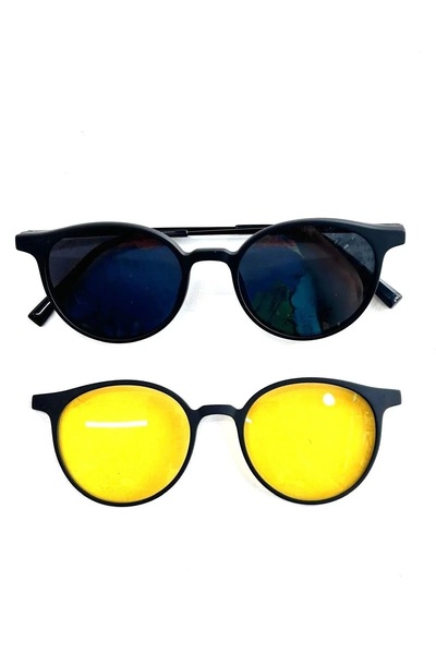 Avva 2124 C1 Polarized&Anti-Glare Clip-On Unisex Sunglasses