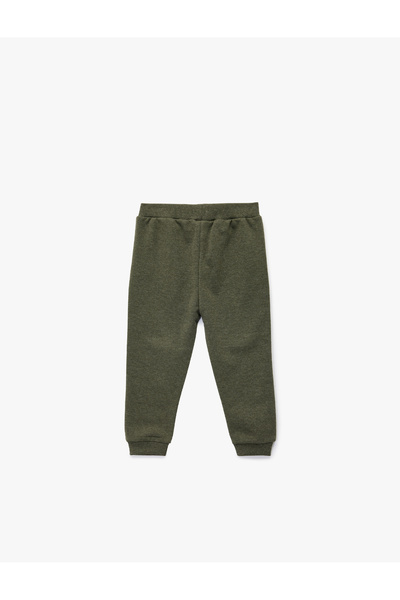 Koton Basic Jogger Sweat παντελόνι με ελαστική μέση και ράβδο