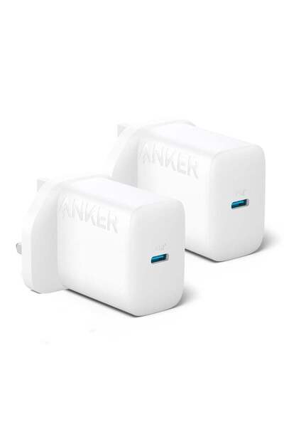 Anker 2-Pack 20W USB-C Fast Wall Charger (Snow)