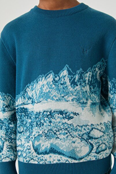 Nebbati Bg Store Boy's Patterned Sweater