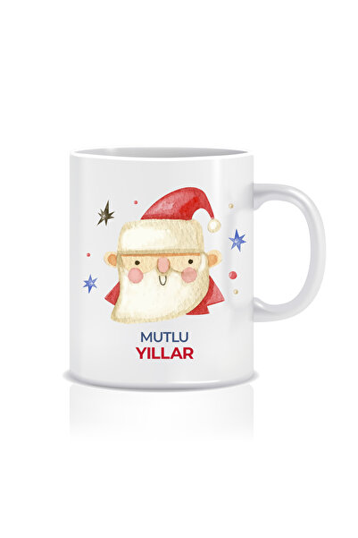 Allin كأس عيد الميلاد ورأس السنة الجديدة |   كوب هدية من البورسلين بنقشة سانت...