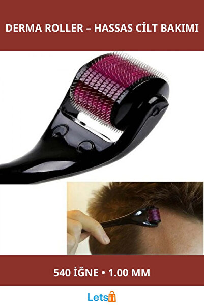 TTT Derma Roller Titanyum Cilt Bakım Aleti 1.00 Mm.