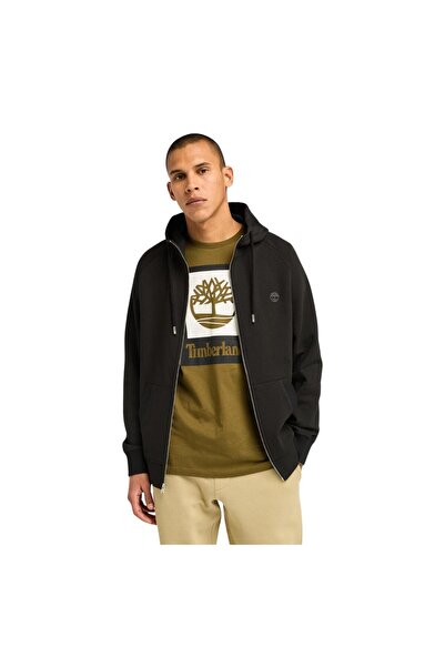 Timberland B0A2Bnbx651-R Exeter River Brushed Back Full Zip Hoodie Men's Jacket Black