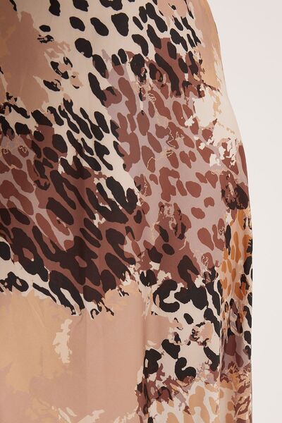 Hiccup Bdart Lined Maxi Satin Skirt