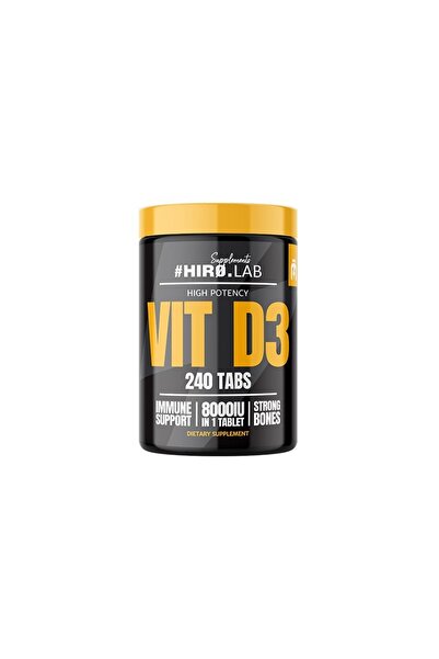 HIRO.LAB Vitamina D3 8000IU 240 Tablete,